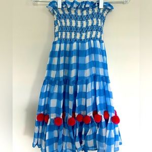 Lara short dress gingham size xs/s from the company Sundress!